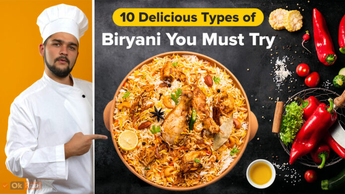 types of biryani