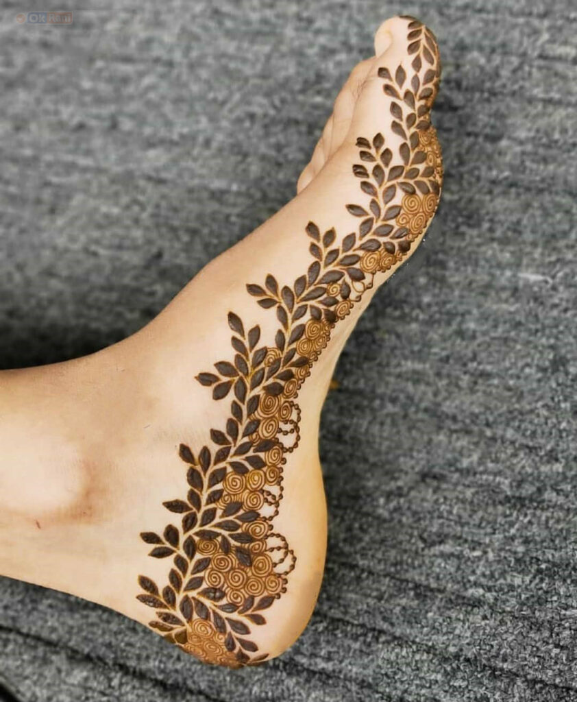 Foot Mehndi Design