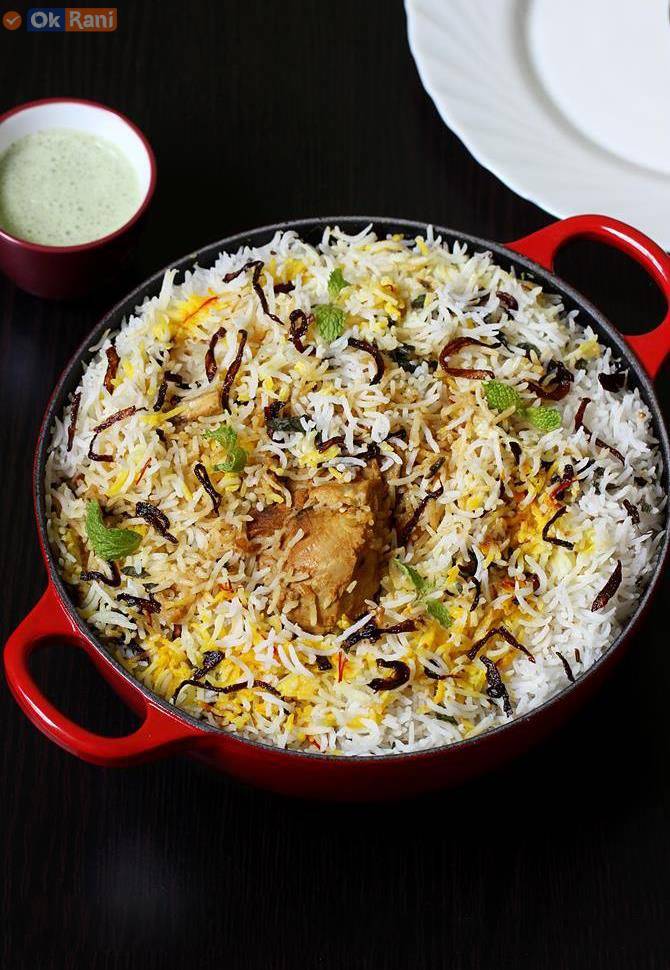 Delicious Hyderabadi Biryani