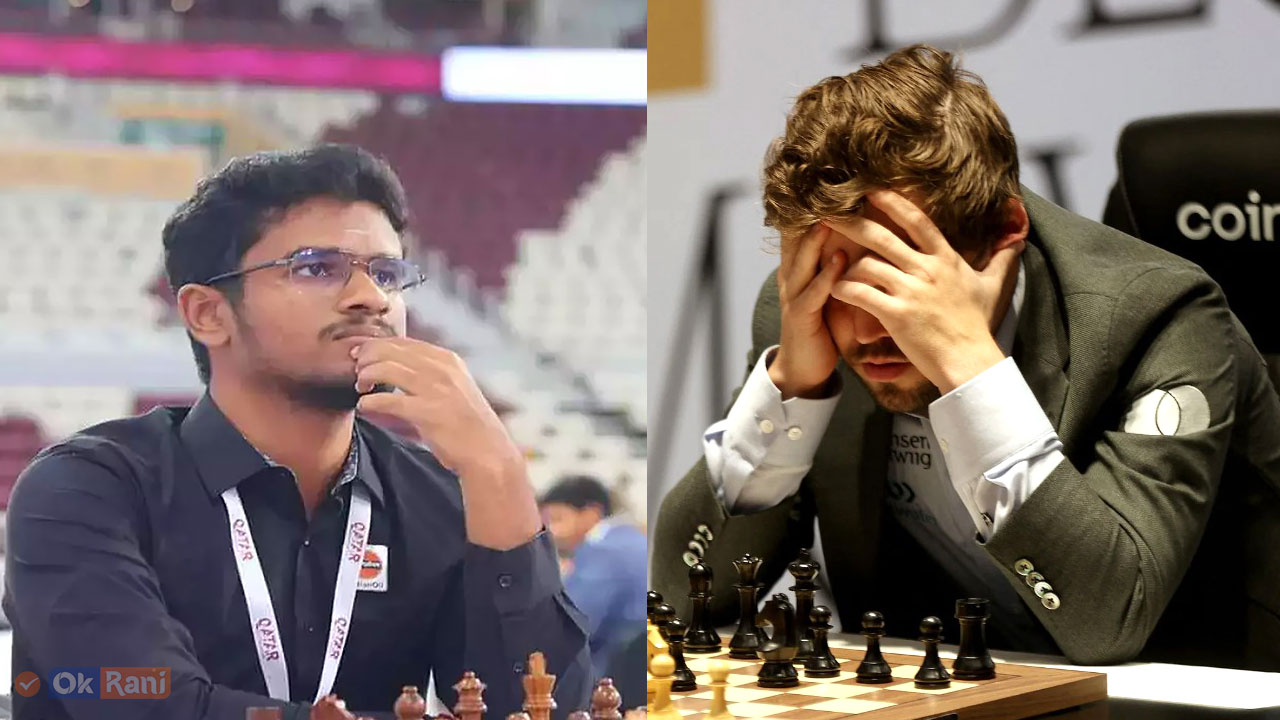 Qatar Masters 2023: Karthikeyan Murali scripts history becoming third  Indian player to beat Magnus Carlsen in classical chess,  qatar-masters-2023-karthikeyan-murali-scripts-history-becoming-third-indian- player-to-beat-magnus-carlsen-in-classical-chess