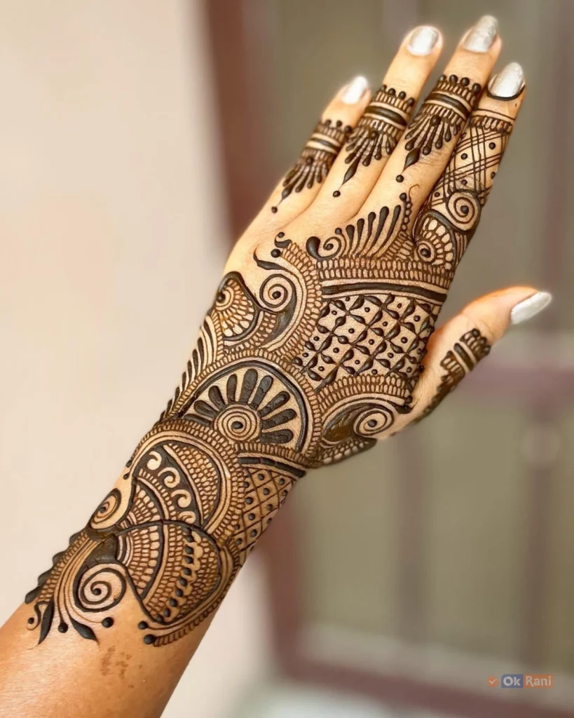 Arabic Bridal Mehendi Designs 8