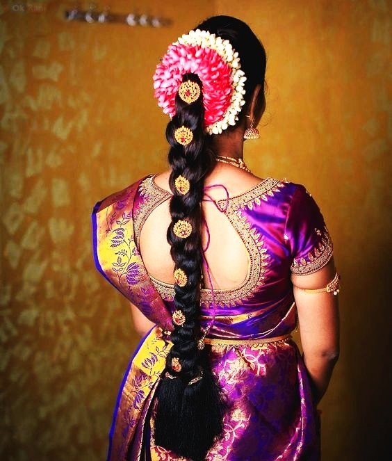 pattu saree back designs