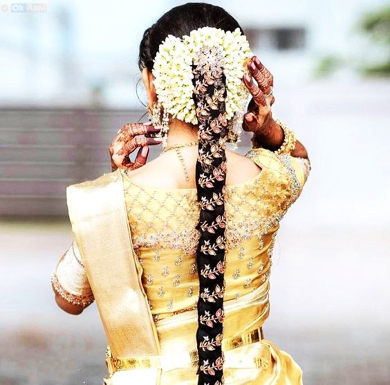 Bridal blouse back-side designs for silk saree