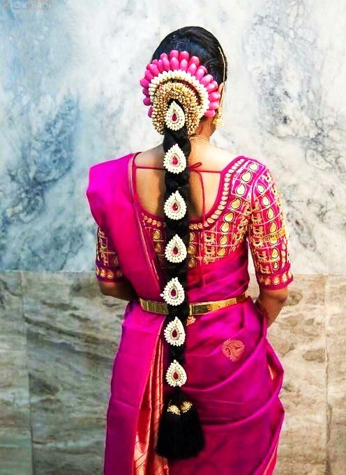wedding blouse back designs for silk saree