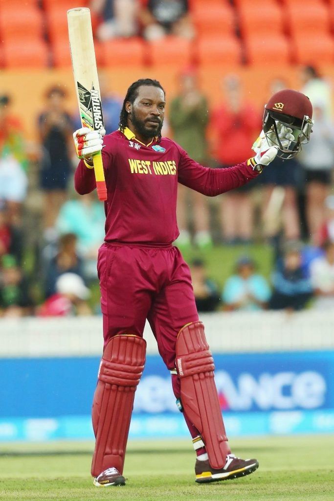 Chris Gayle from West Indies