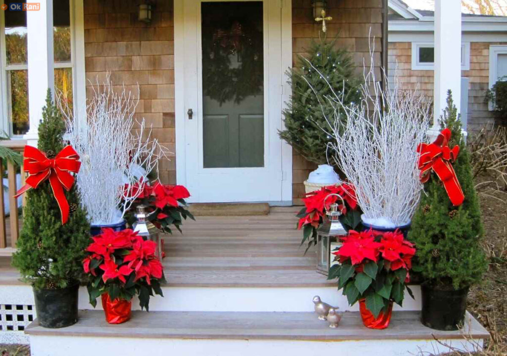 small Front Porch Christmas Decorations