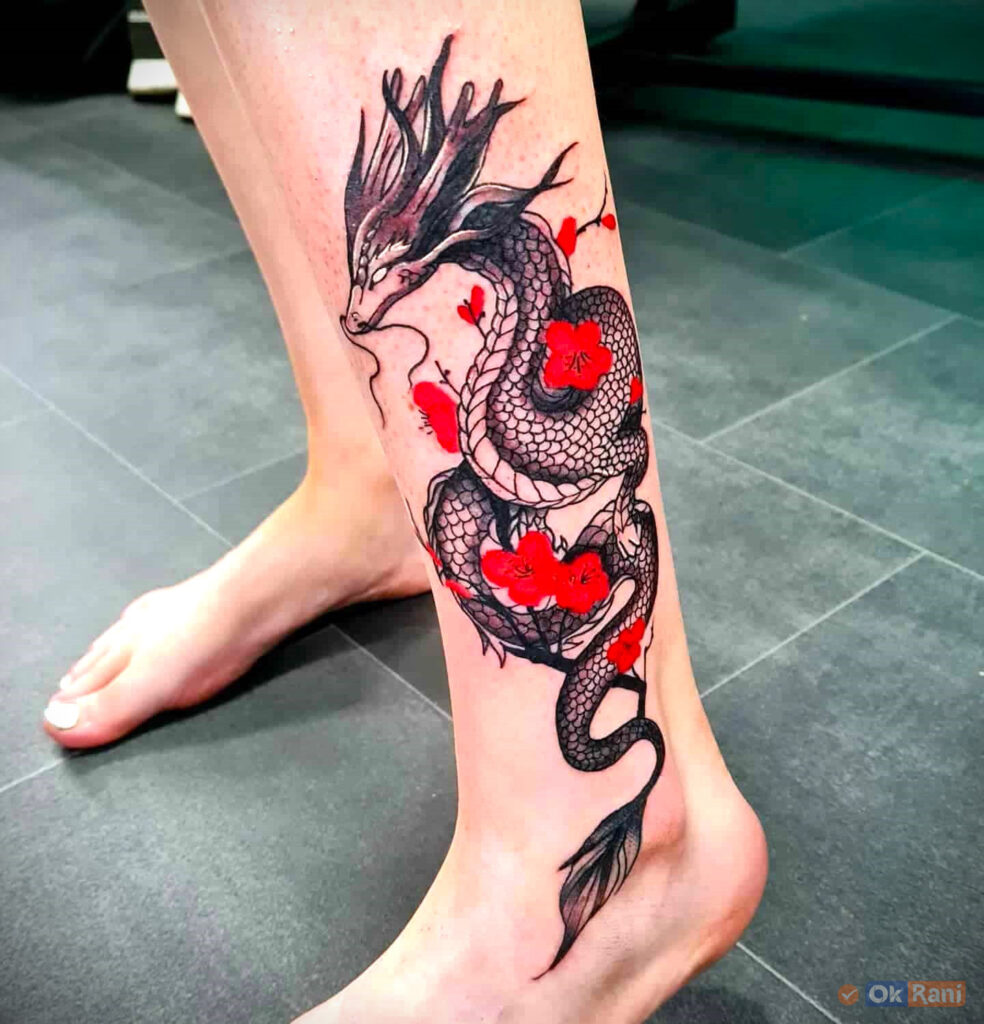 Leg Tattoo design