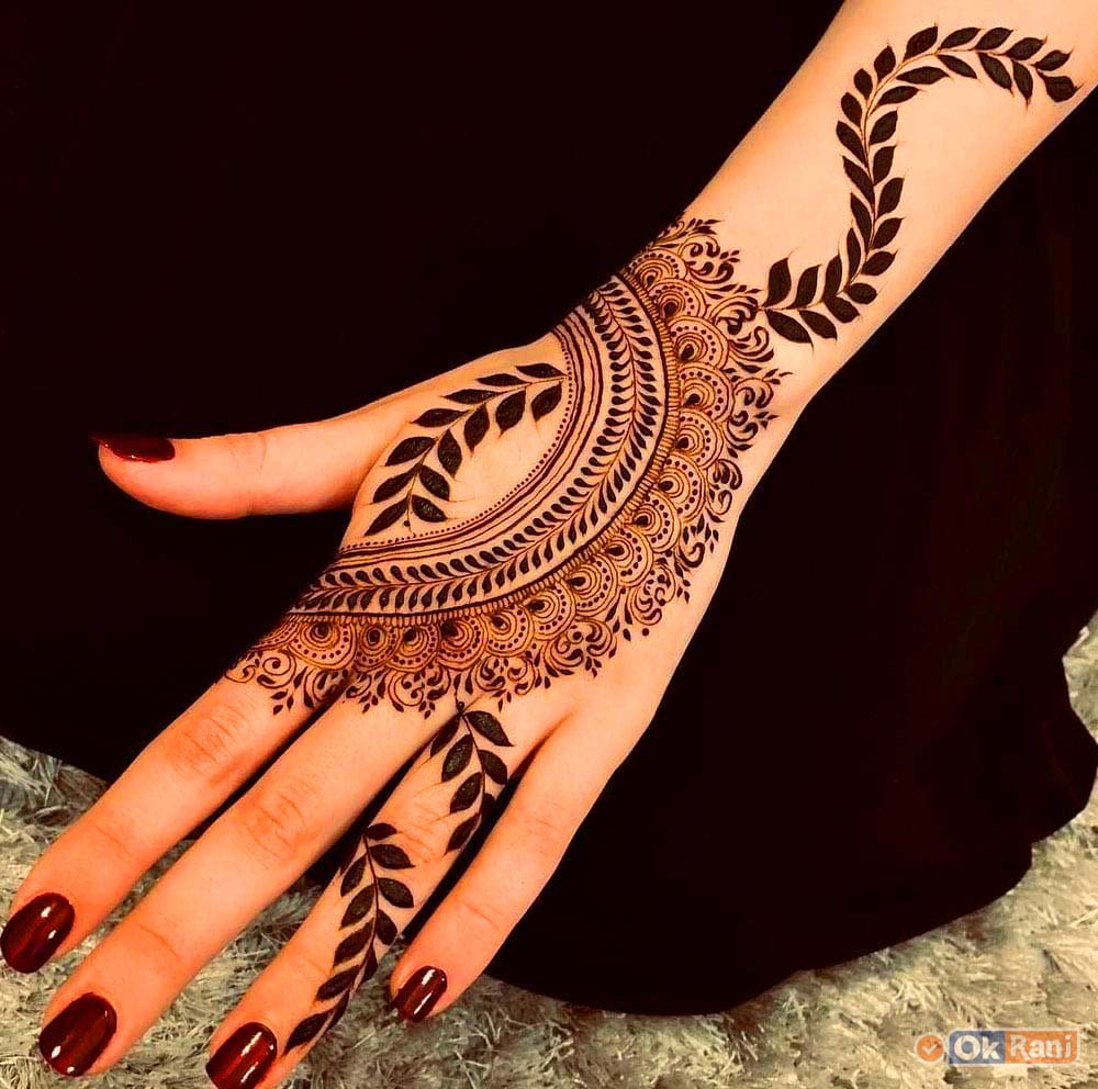 Modern Minimalistic Henna Designs