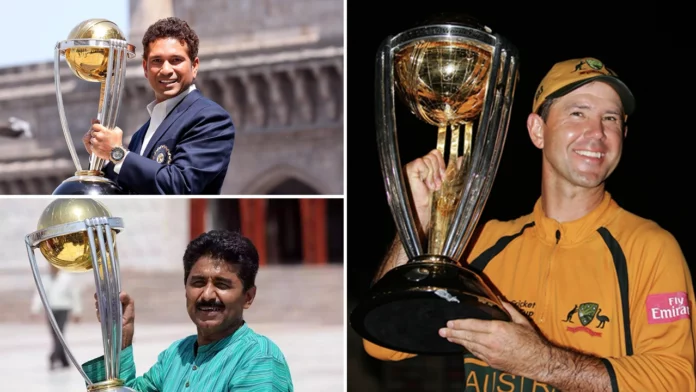 Players that have played the most number of Cricket World Cups