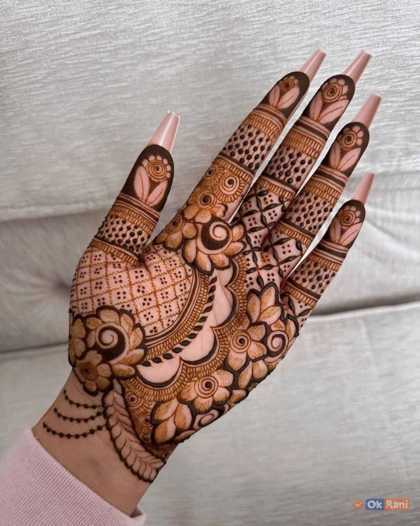 Simple Pakistani Bridal Mehndi Designs