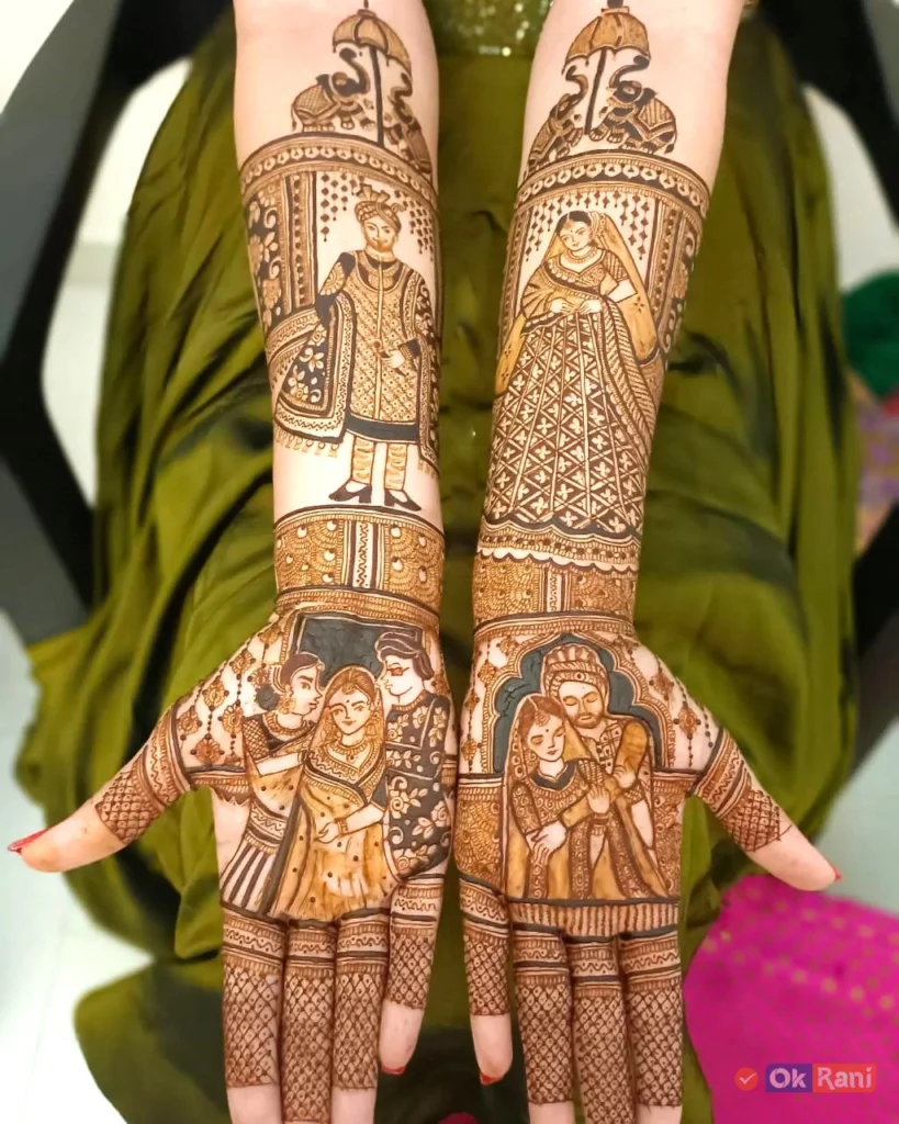 rajasthani bridal mehndi designs for full hands