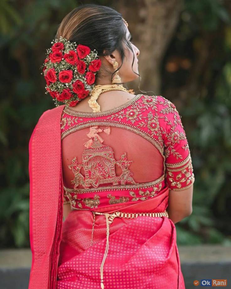 Traditional Blouse Back Neck Designs
