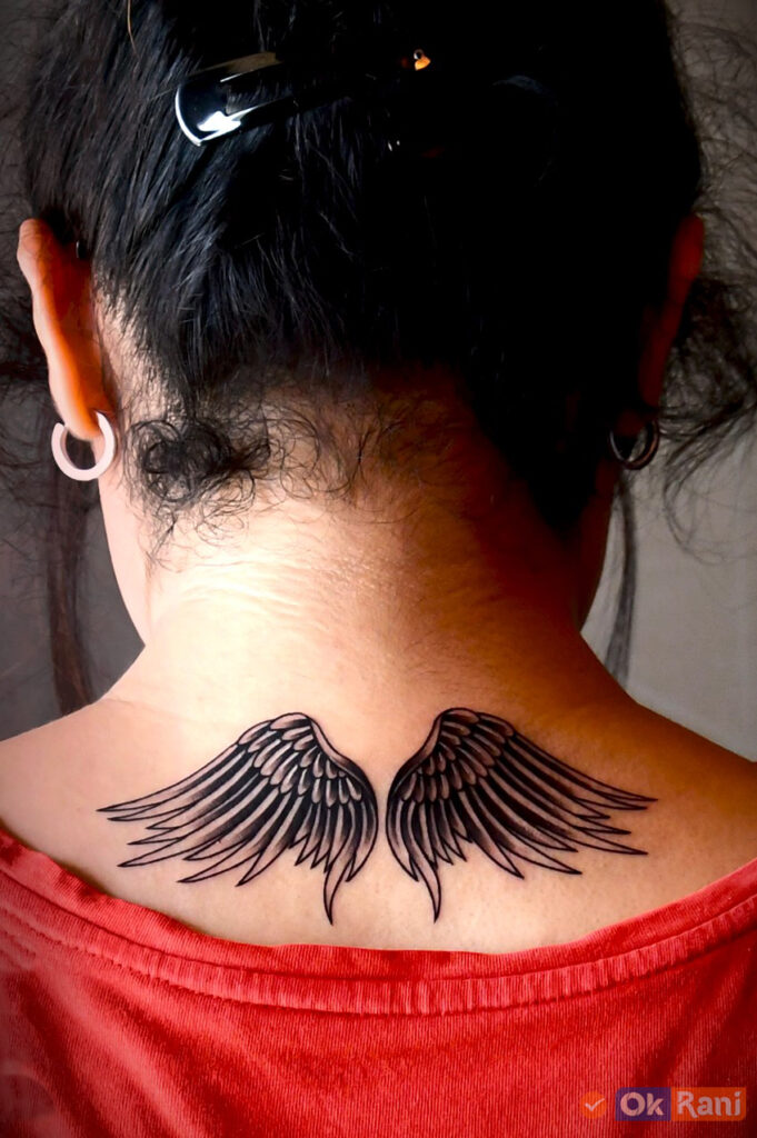 Wings tattoo design