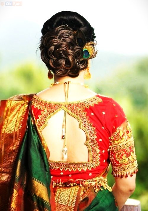 Backside Silk Saree Blouse Designs 
