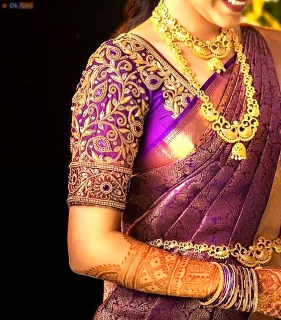 bridal blouse for silk saree