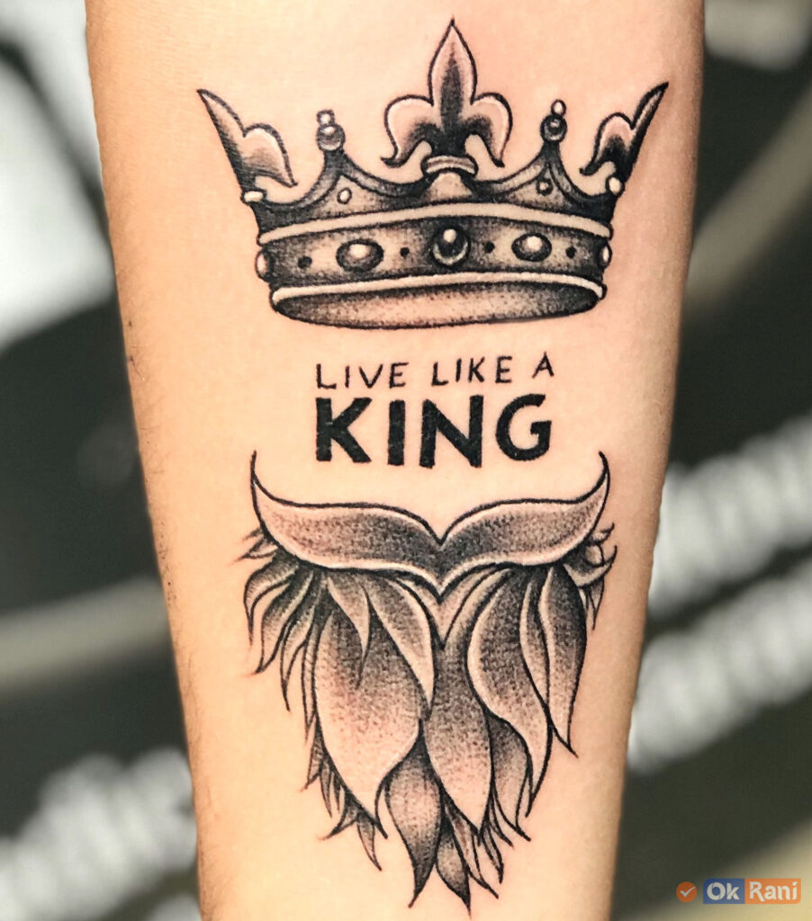 King tattoo design