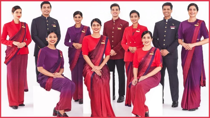 Manish Malhotra Designs New Uniforms for Air India's Cabin Crew