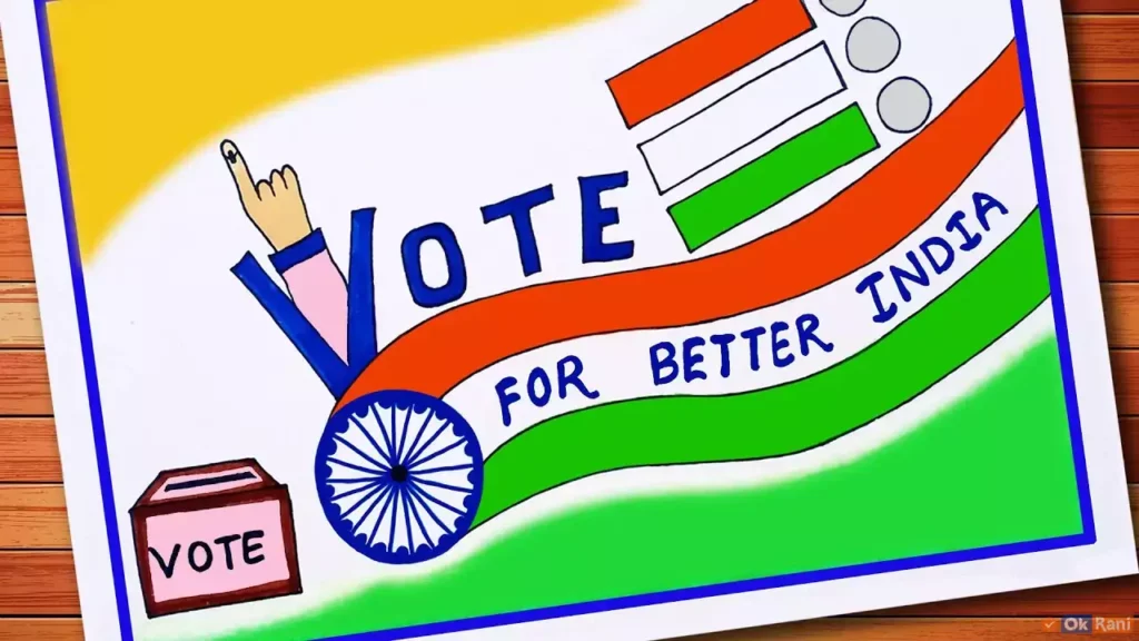 National Voters Day Drawing ideas