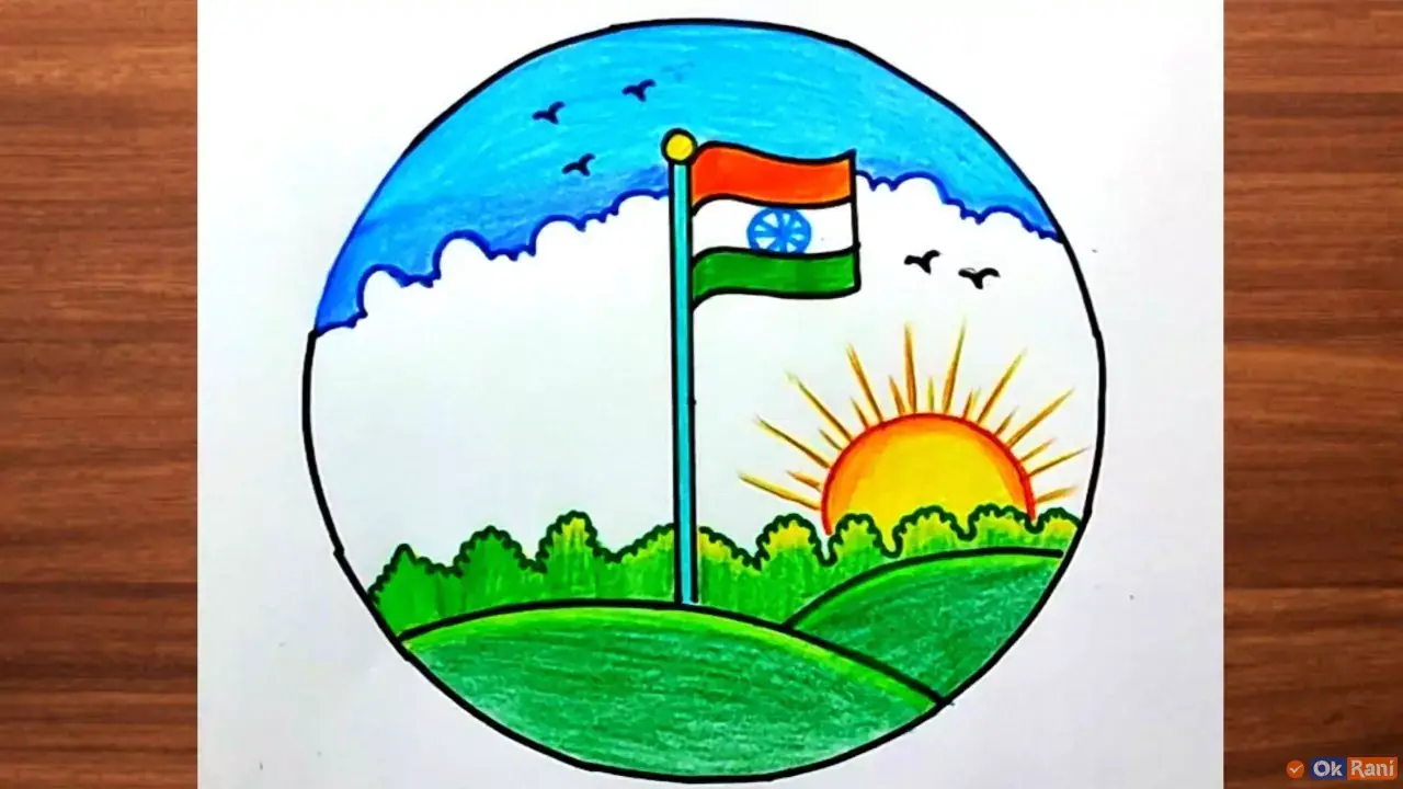 REPUBLIC day 🇮🇳 save & follow! | Independence day drawing, Meaningful  drawings, Book art diy