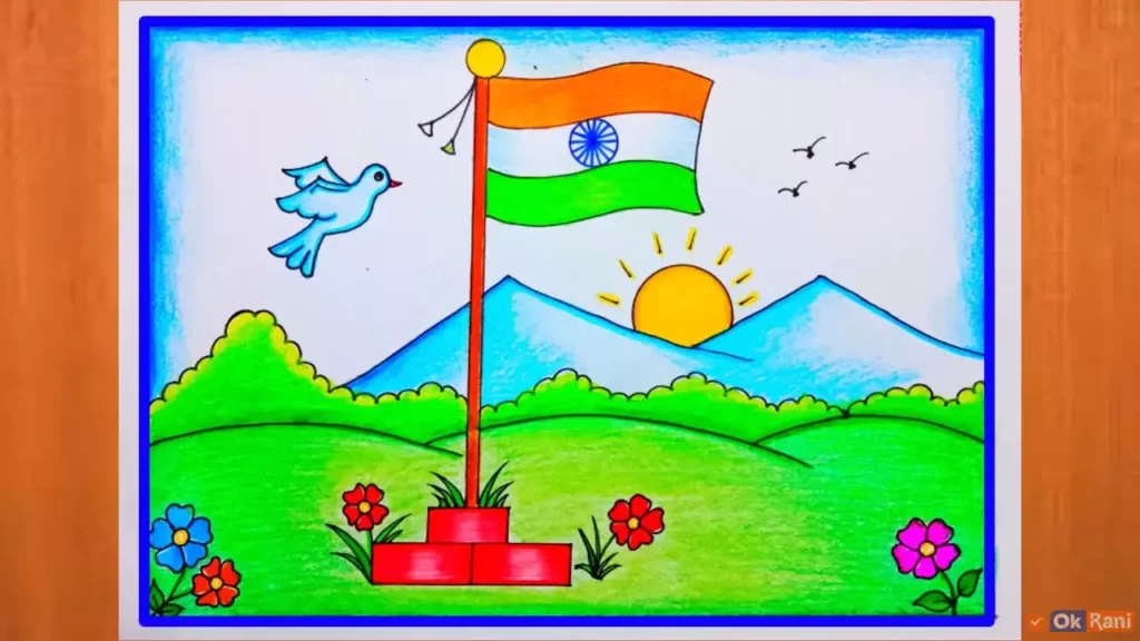Easy Republic Day Drawing Ideas 2024 for Students