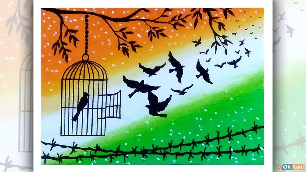 Republic day drawing: Easy and beautiful 26 January Happy republic day  drawing