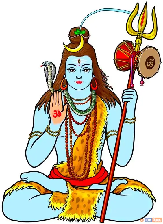 Lord Shiva drawing