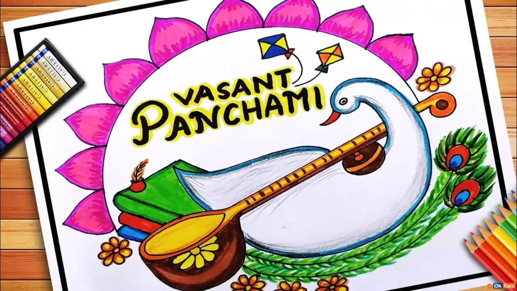 vasant Panchami Drawing