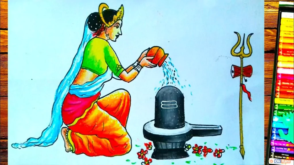 Maha Shivaratri Drawing ideas