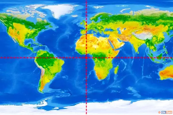 What Country Is In The Middle Of The Earth