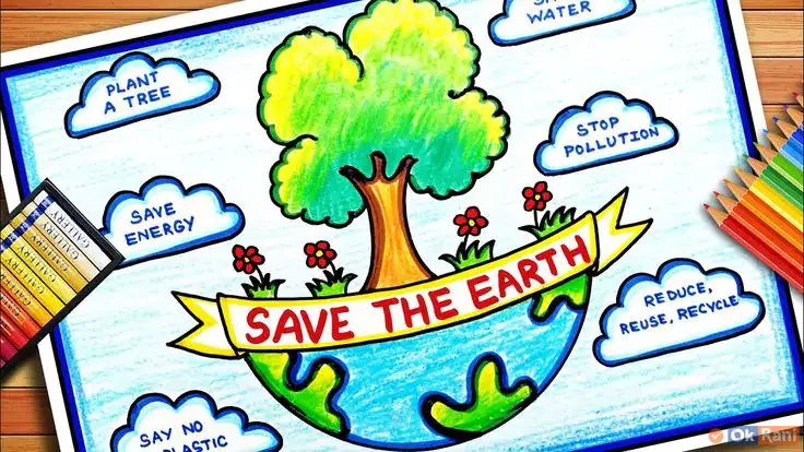 Earth Day Drawing Ideas easy