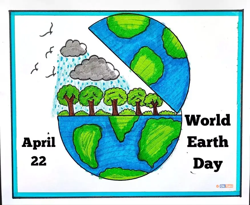 World Earth Day Drawing