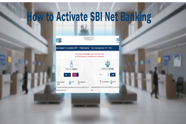 How to Activate SBI Net Banking