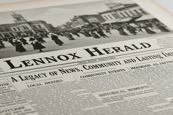 Lennox Herald: A Legacy of News, Community, and Lasting Impact